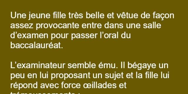 Oral du bac