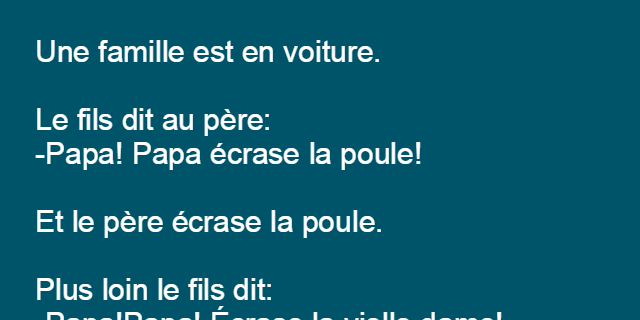 Une famille est en voiture