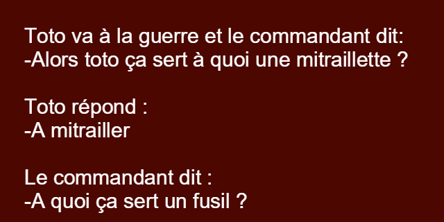 Toto va à la guerre