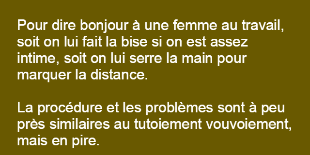 Les relations au bureau