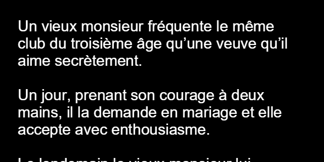 Le club de troisième age