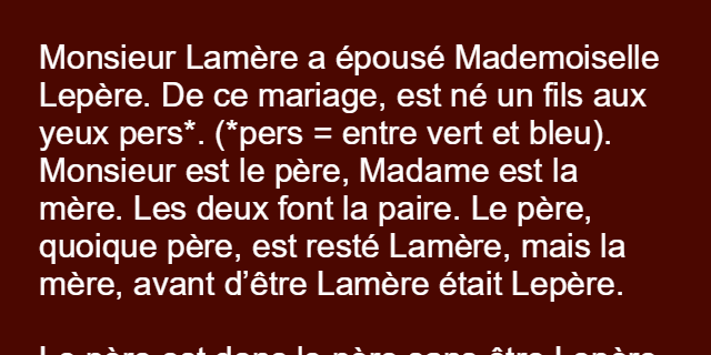 La dictée qui rend fou