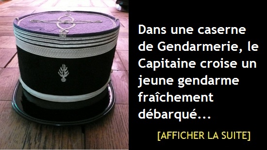 Le capitaine et le jeune gendarme