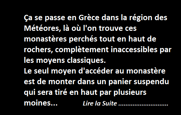 La corde du monastère grec