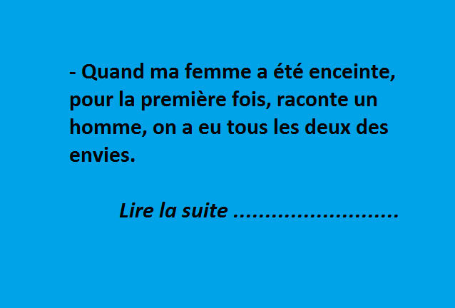 Les envies de femme enceinte