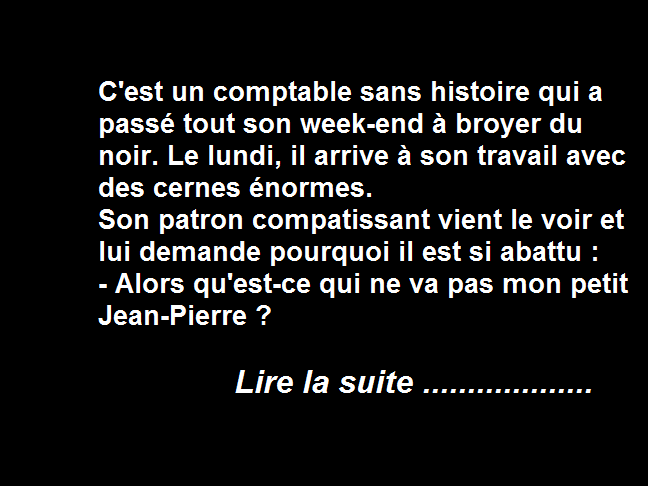 La fatigue du comptable trompé