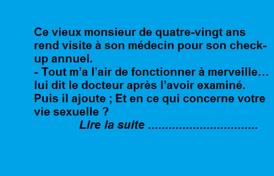 Le vieux qui prenait ses précautions