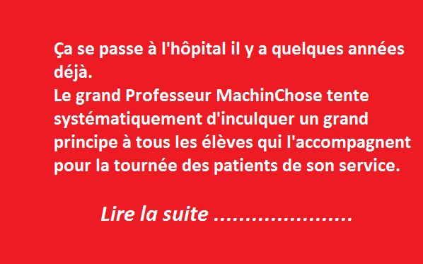 Le professeur qui goûtait l&rsquo;urine du malade