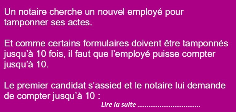 Un notaire cherche un nouvel employé pour tamponner ses actes