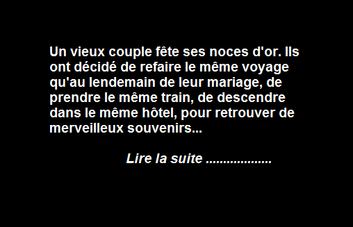 Le voyage des noces d&rsquo;or