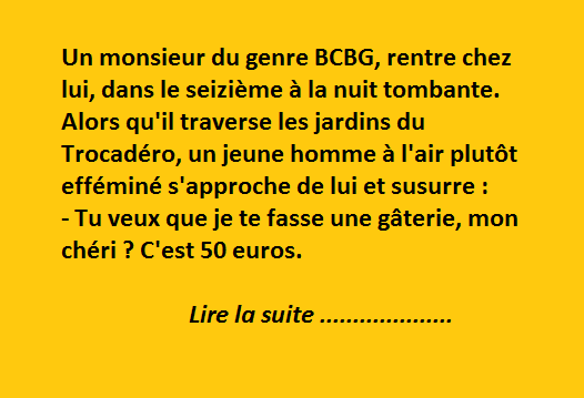 Le racolage à Paris seizième